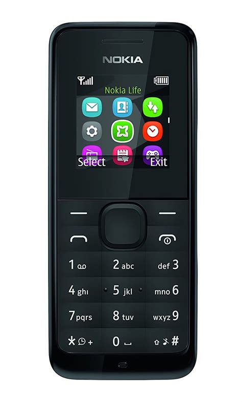 Nokia 105 Unlocked Gsm Phone Black