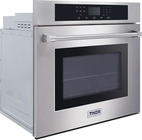 A wall oven compared to a range oven. Thor Kitchen HEW3001 30 Inch Professional Electric Wall ...