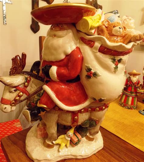 But, wedding cookies were our first choice for christmas cookie baking. Fitz & Floyd Mexican Santa cookie jar | Mexican christmas ...