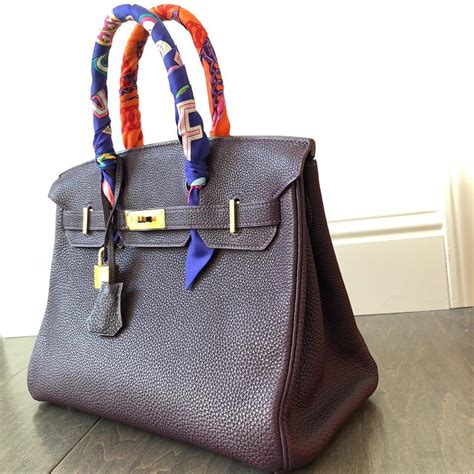 Hermès international s.a., or simply hermès, is a french luxury goods manufacturer established in 1837. Hermès Birkin 30 Ghw Raisin Togo Satchel - Tradesy