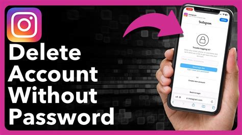 How To Delete Instagram Account Without Password Youtube