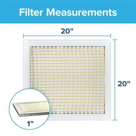Filtrete 20x20x1 Clean Living Dust Reduction Hvac Furnace Air Filter