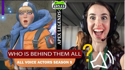 All Voice Actors Of Apex Legends Season 5 Updated Youtube