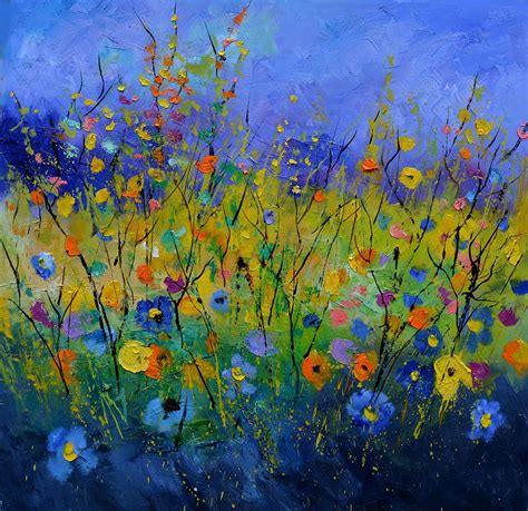 Summer Flowers Painting By Pol Ledent Fine Art America