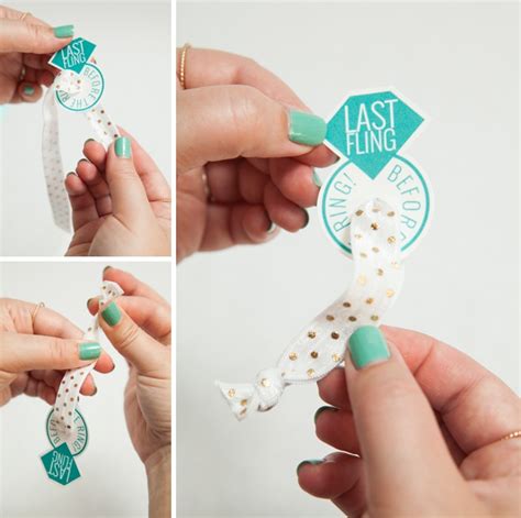 Since the standard size hair tie needs 10″ you will only get 3 ties per yard if you buy single yards of various prints. Learn how to make elastic hair tie favors!