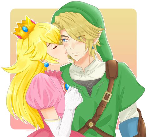 Princess Peach 🍑 — My Adorable Link X Peach Commission Made By