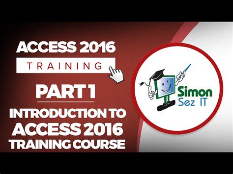 Access 2016 For Beginners Part 1 Intro To Microsoft Access 2016