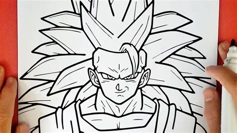 Como Dibujar A Goku Ssj