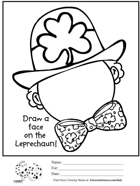 Saint patrick's day picture clue read and trace worksheets Free Printable St Patrick Day Coloring Pages | Free Printable