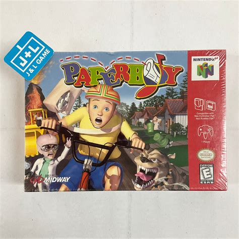 Paperboy N64 Nintendo 64 Jandl Video Games New York City