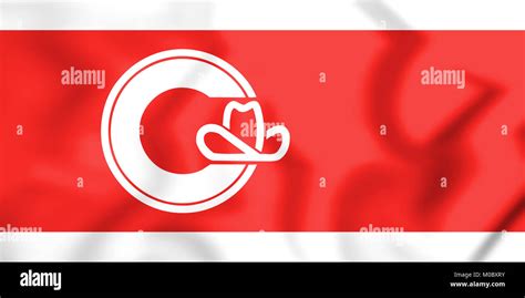 3d Flag Of Calgary Alberta Canada 3d Illustration Stock Photo Alamy