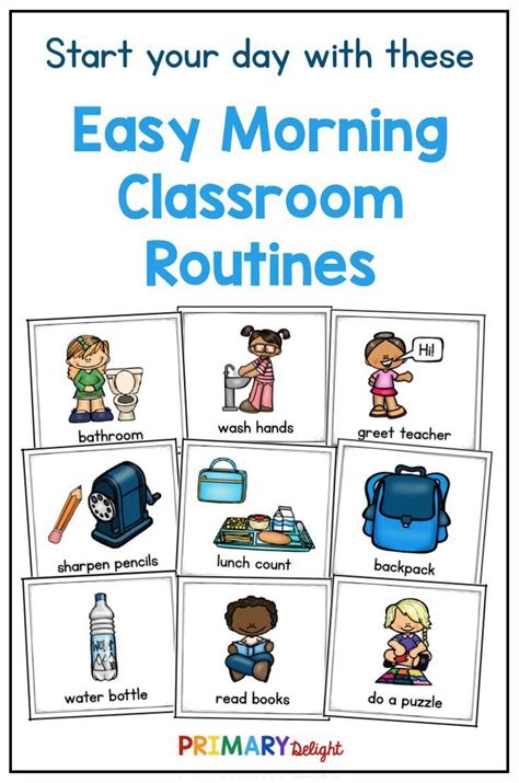 Classroom Morning Routines Help Fight Chaos Classroom Morning