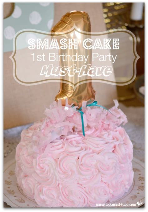 Smash Cake 1st Birthday Party Must Have Toot Sweet 4 Two