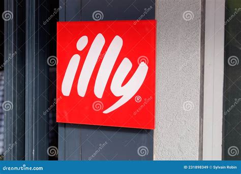 Illy Coffee Shop Red Sign Brand And Text Logo Cafe Italian Coffee