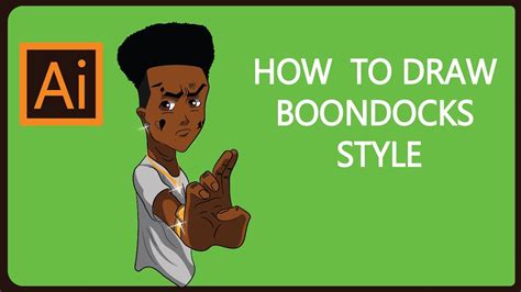 Speed Art How To Draw Boondocks Style Youtube