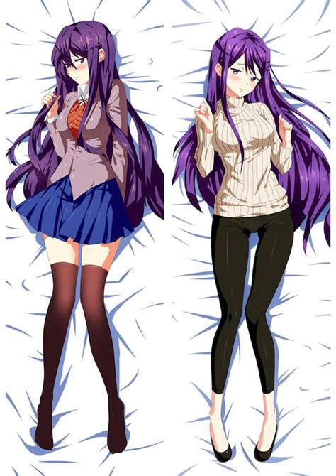 Yuri Doki Doki Literature Club Ddlc Dakimakura Body Pillow Etsy