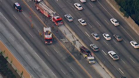 Northbound 405 Freeway Lanes Back Open After Crash In West Los Angeles