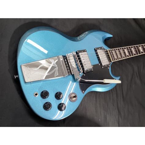 Vintage Vs Vghb Reissued Vibrola Tailpiece Gun Hill Blue