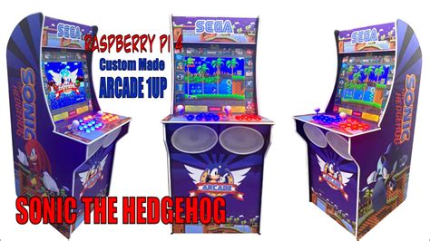World Premiere Sonic The Hedgehog Arcade 1up Custom Build Youtube