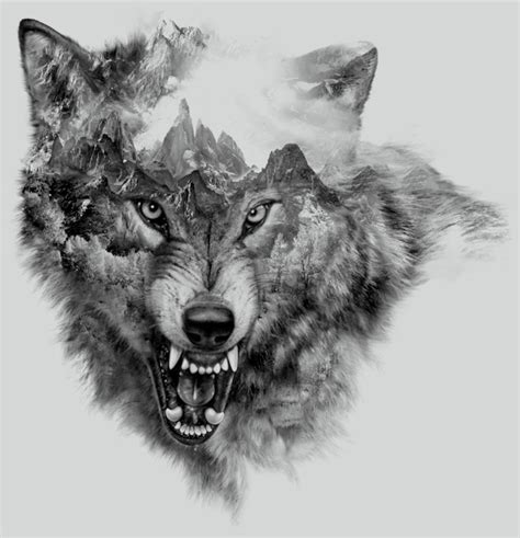 💕 how to draw among us easy: Wolf Collage | printed tee design for Zara on Behance