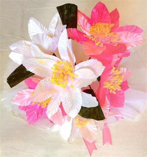 At east wind long island, you create your own wedding package, so you only pay for. Pink Lotus Bouquet by Wedding Flower Creations | Pink ...