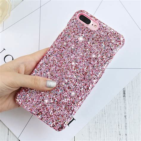 Doees Shiny Girly Bling Phone Case For Apple Iphone 7 8 Plus 3d