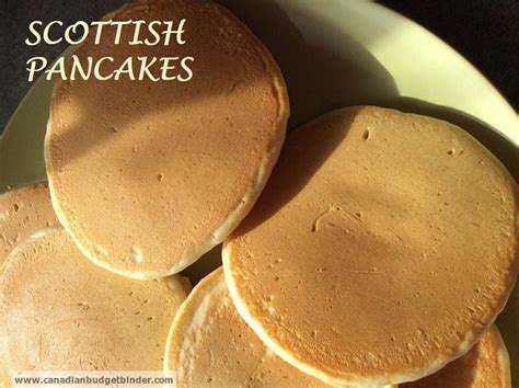 Scottish Pancakes Canadian Budget Binder