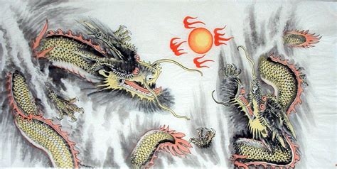 Chinese Dragon Painting Chinese Painting Blog