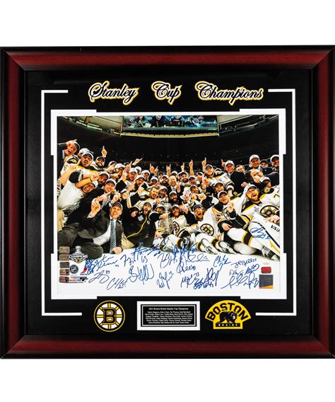 Lot Detail Boston Bruins 2010 11 Stanley Cup Champions Team Signed