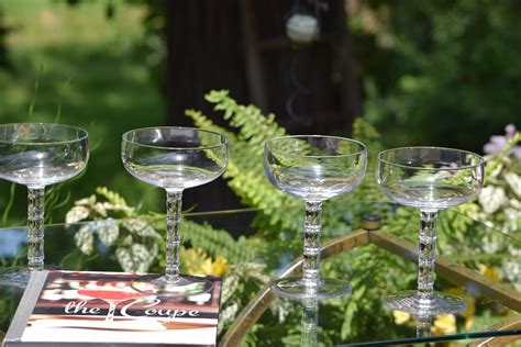 Vintage Crystal Cocktail Glasses Set Of 6 Royal Leerdam Netherland