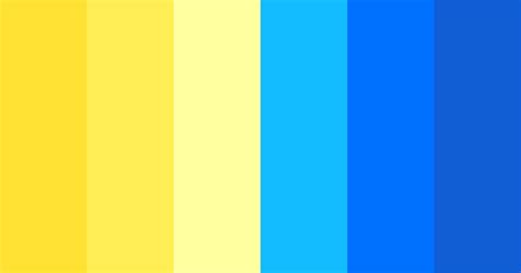 Yellow And Blue Color Scheme Blue