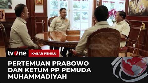 Prabowo Bertemu Ketum PP Pemuda Muhammadiyah Bahas Kepemudaan Ekonomi