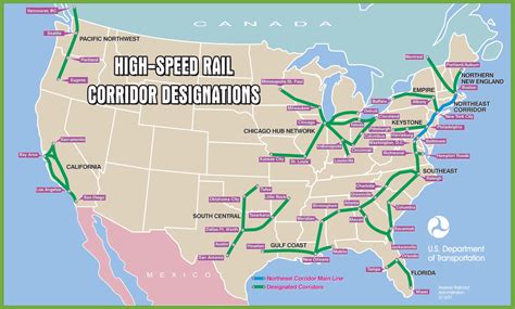 Usa Rail Map