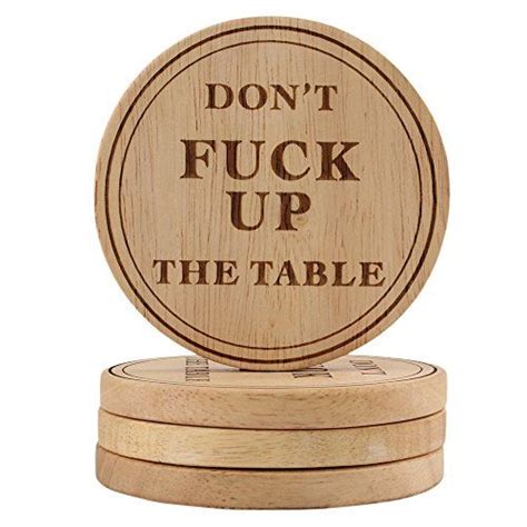 Unique Funny Coasters For Men Drink Coasters Set Of 4