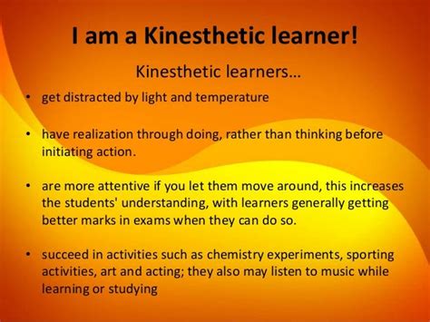 Examples Of Kinesthetic Learning Activities