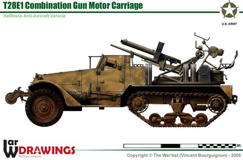 T28e1 Combination Gun Motor Carriage