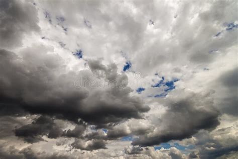 Dramatic Sky Background Stormy Clouds In Dark Sky Moody Clouds Stock