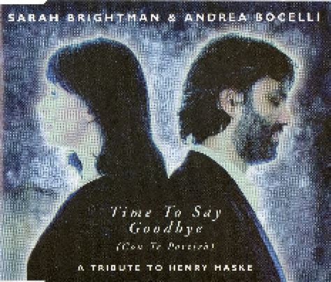 Time To Say Goodbye Con Te Partirò Split Single Cd 1996 Von Sarah