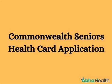 Commonwealth Seniors Health Card Application Who Is Eligible For An