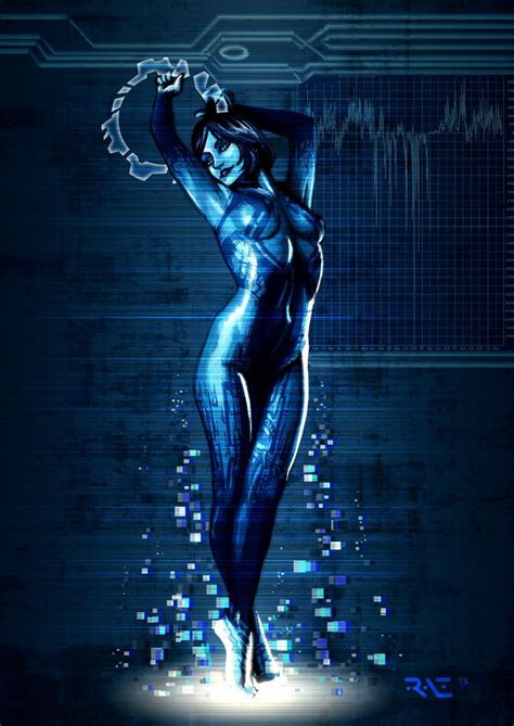 Cortana By Raenyras On Deviantart Halo Video Game Video Game Art