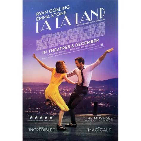 1 result for la la land poster 24x36. โปสเตอร์ หนัง นครดารา La La Land 2016 POSTER 24"x35" Inch ...