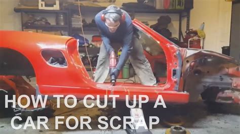 How To Cut Up A Car Scrap And Recycling After Part Out Selling On Ebay