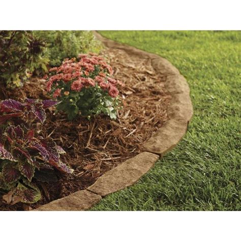 Durable and flexible paver restraint for patios, walkways, and garden installations. Chiseledge Ashland Straight Edging Stone (Common: 10-in x 4-in; Actual: 10-in x 3.5-in) in the ...