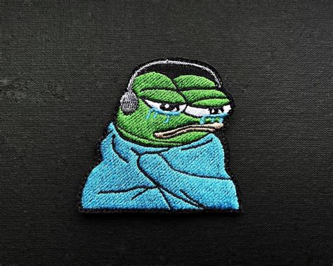 Fall Sadness Pepe Meme Patch Pepe Patches Pepe The Frog Etsy