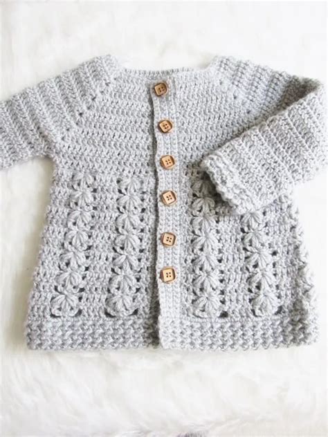 Easy Crochet Baby Sweater Pattern Hanjan Crochet Art