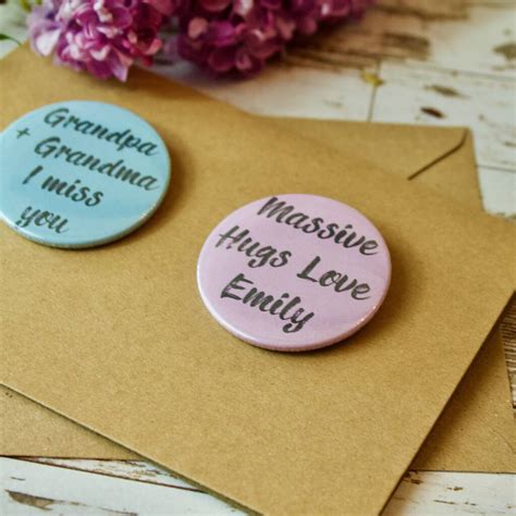 Personalised We Miss You Grandparents Mini Magnets Card By Bedcrumb