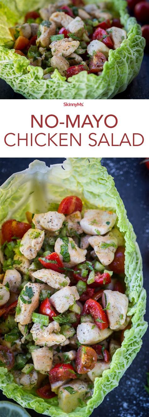 It hits the spot each time. No-Mayo Chicken Salad | Recipe | Healthy cooking, Food ...