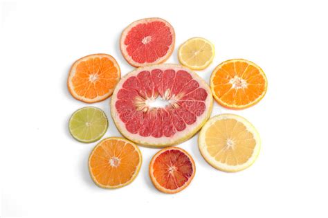 What does pomelo smell like? Eight Different Citrus Types Arranged In A Flower Shape ...