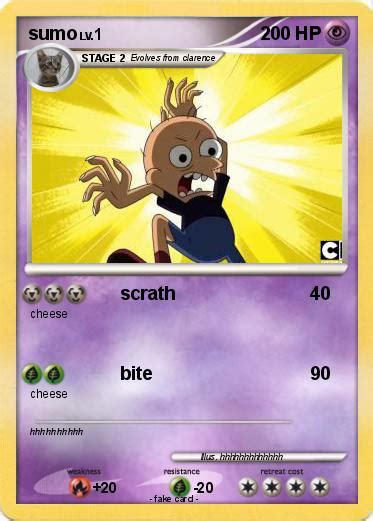 Pokémon Sumo 205 205 Scrath My Pokemon Card