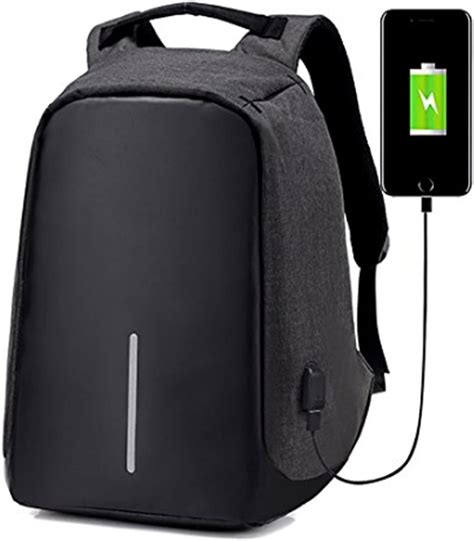 Anti Theft Backpack Business Travel Safety Multifunction Waterproof Bag With Usb Charging Port